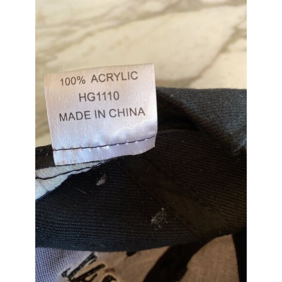 Alcatraz "The Rock" Embroidered Black Baseball Cap Lanza USA Adjustable Back - Picture 7 of 7